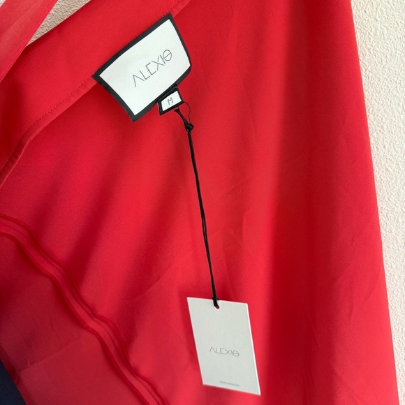 ALEXIS Analia Wrap Slip Dress Coral Medium - Picture 8 of 8